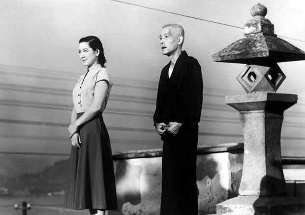 Noriko e Shukishi,  em uma das cenas mais famosas da história do cinema mundial