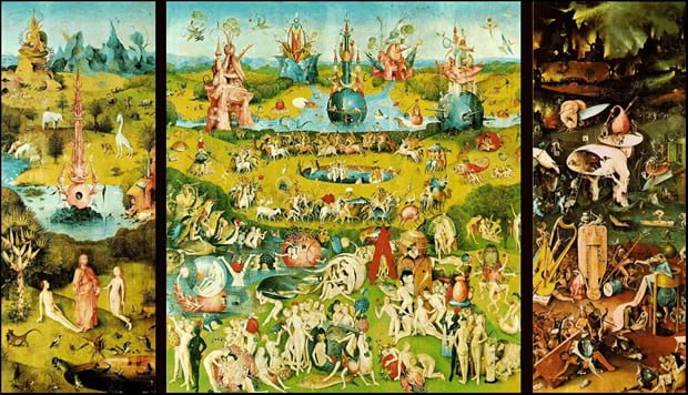 O jardim das delícias, de Hieronymus Bosch