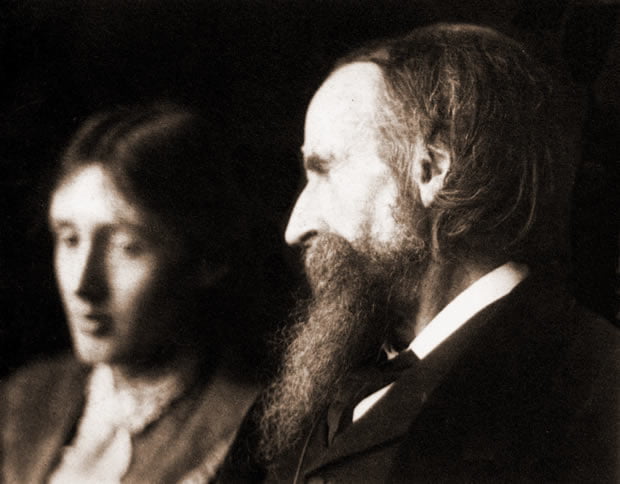 Virginia Woolf e Leslie Stephen 