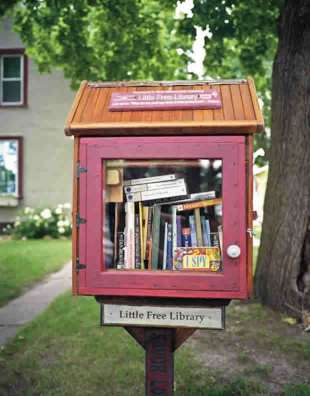Richard F. Boi Memorial Library, First Little Free Library, Hudson, Wisconsin