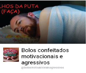  Bolos confeitados motivacionais e agressivos