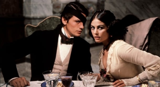 Alain Delon e Claudia Cardinale no filme 