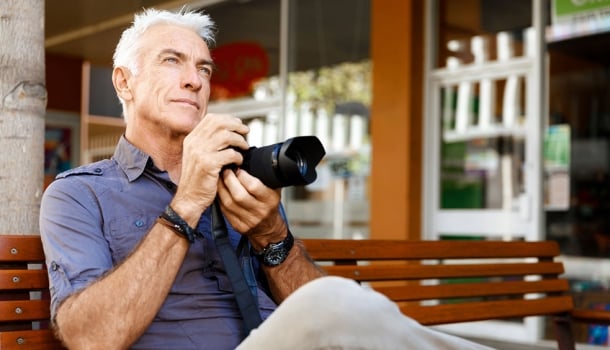 Viajou, fotografou, filmou e não viu nada