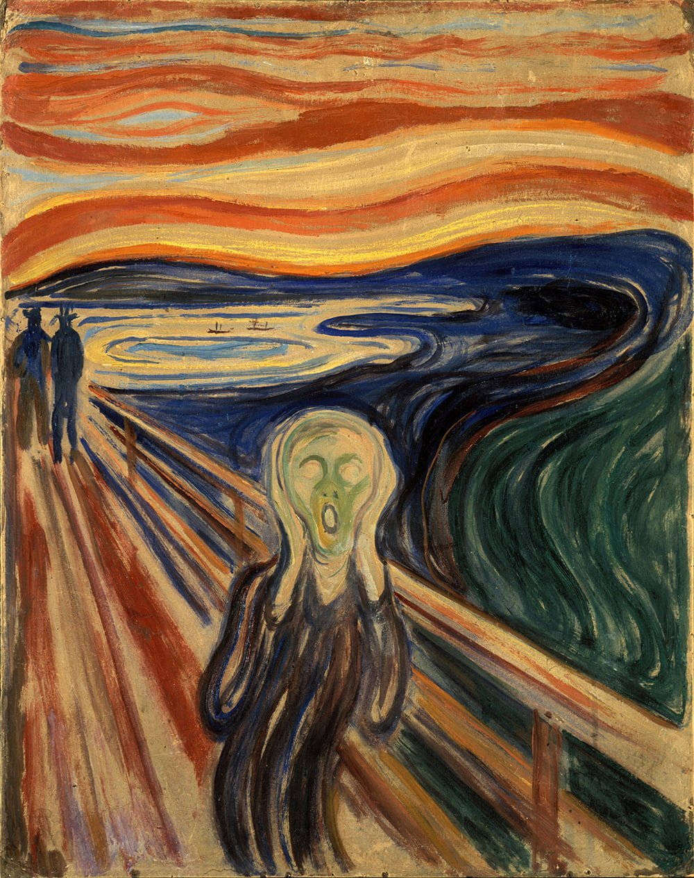 O Grito (1893), de Edvard Munch
