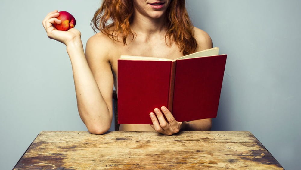 reading a erotic book