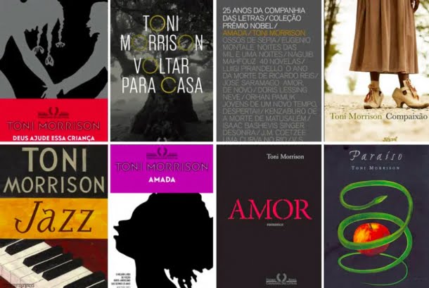 Lista com os livros de Toni Morrison disponíveis no Brasil