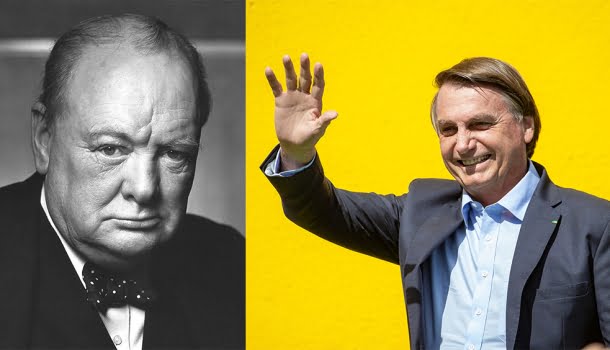 Carta de Winston Churchill para Jair Bolsonaro