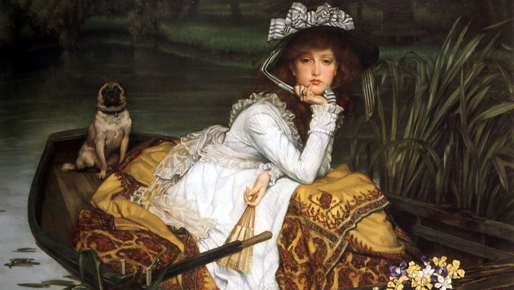 Young Lady in a Boat, do pintor francês James Tissot