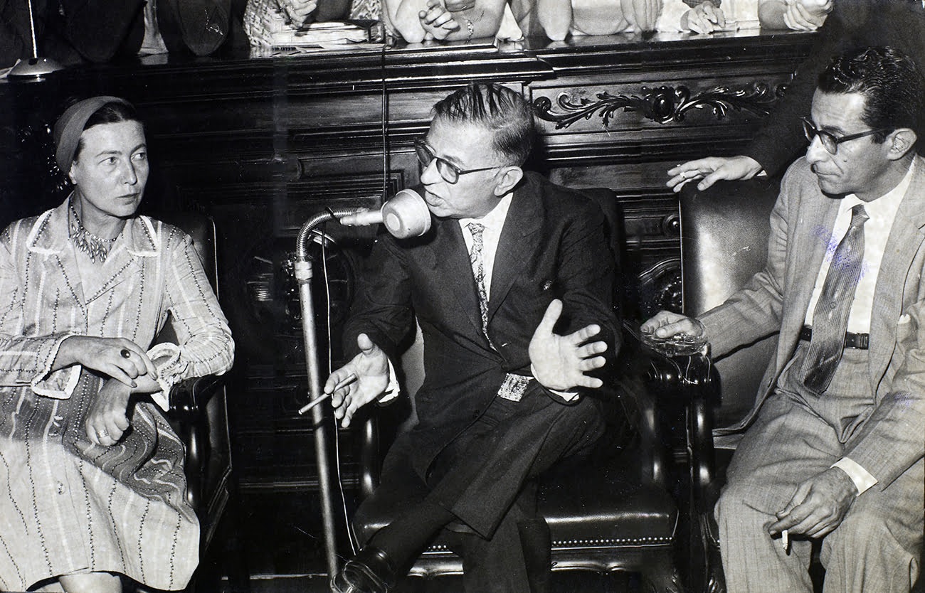 Jean-Paul Sartre e Simone de Beauvoir 