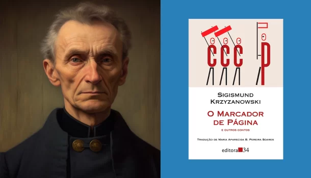 Bula de Livro: O Marcador de Página, de Sigismund Krzyzanowski