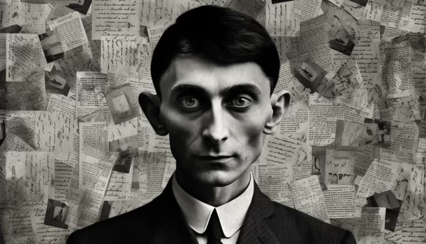 S não é Shakespeare; P não é Proust; J não é Joyce; mas K é Kafka