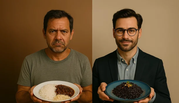 Você é brasileiro raiz ou gourmet disfarçado? Você é feito de farofa com feijão ou de storytelling com espuma de leite?