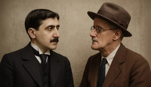 O jantar mais constrangedor da literatura moderna: o dia em que Joyce e Proust dividiram a mesa — e a antipatia em silêncio
