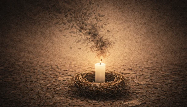 A sombra da vela