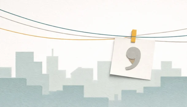 Vírgula portátil — uma ética da pausa numa cidade ansiosa