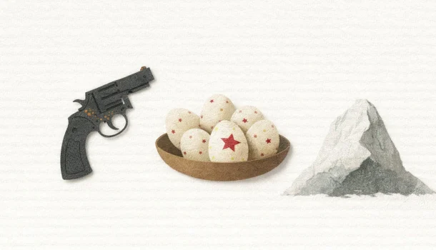 Faroeste duro do Calango Estrelado