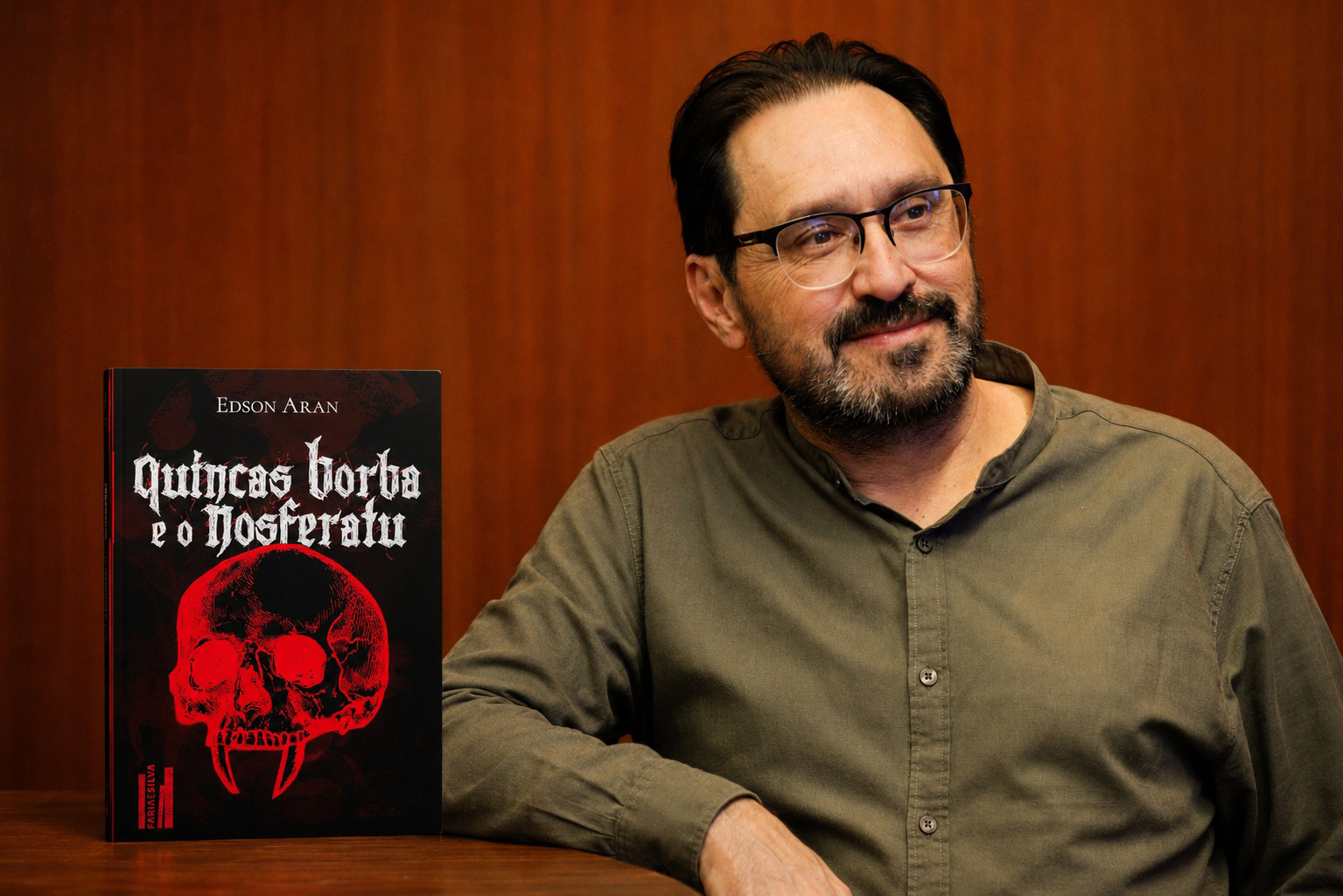 Quincas Borba e o Nosferatu, de Edson Aran (Faria e Silva, 320 páginas)