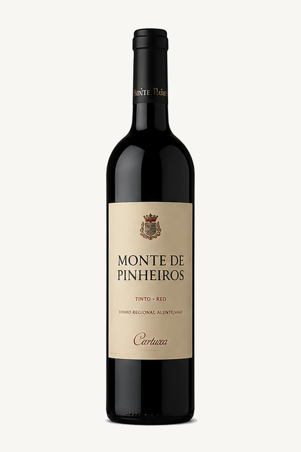 Garrafa do vinho Monte de Pinheiros Tinto