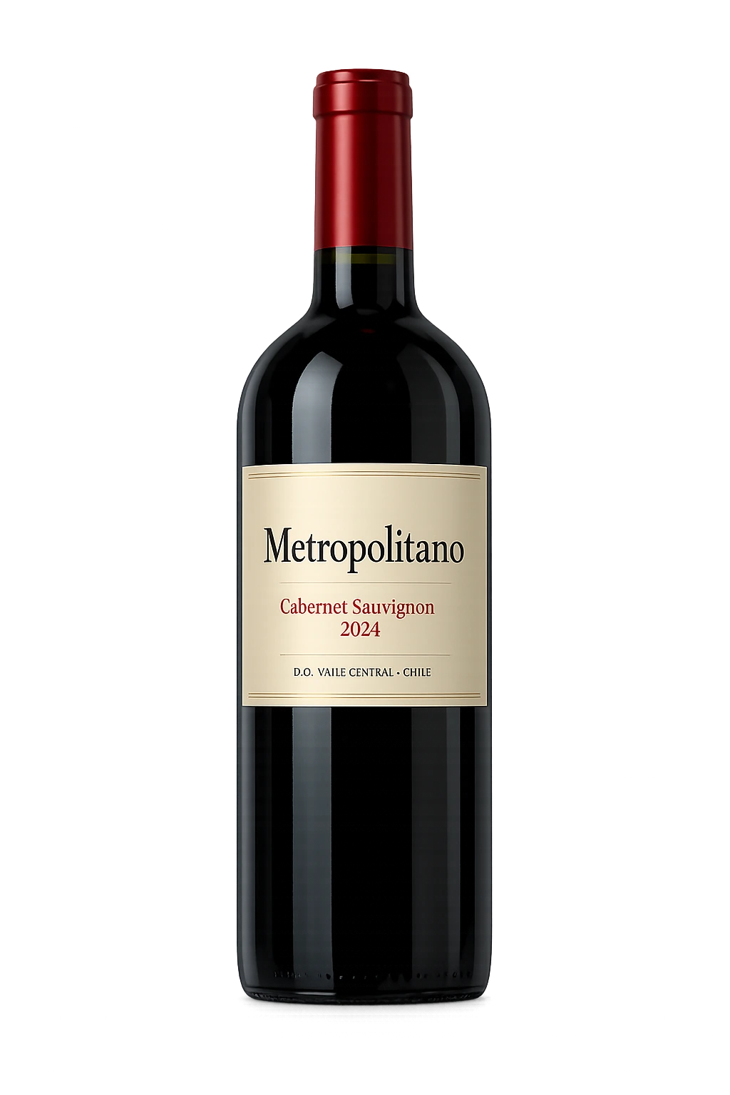Garrafa do vinho Metropolitano Cabernet Sauvignon 2024