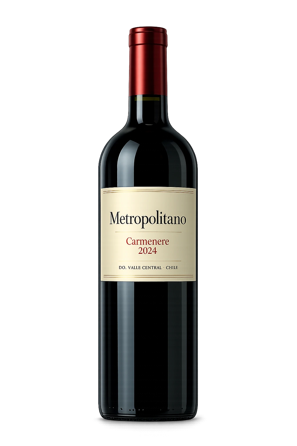 Garrafa do vinho Metropolitano Carménère 2024