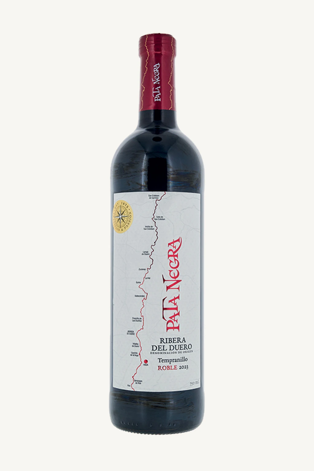 Garrafa do vinho Pata Negra Tempranillo Roble Ribera del Duero 2023