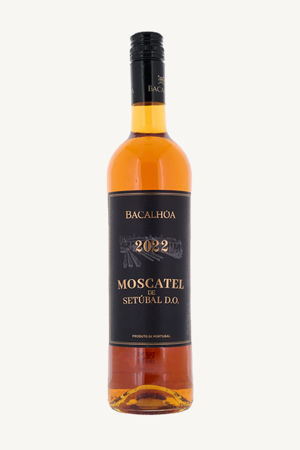 Garrafa do vinho Bacalhôa Moscatel de Setúbal 2022