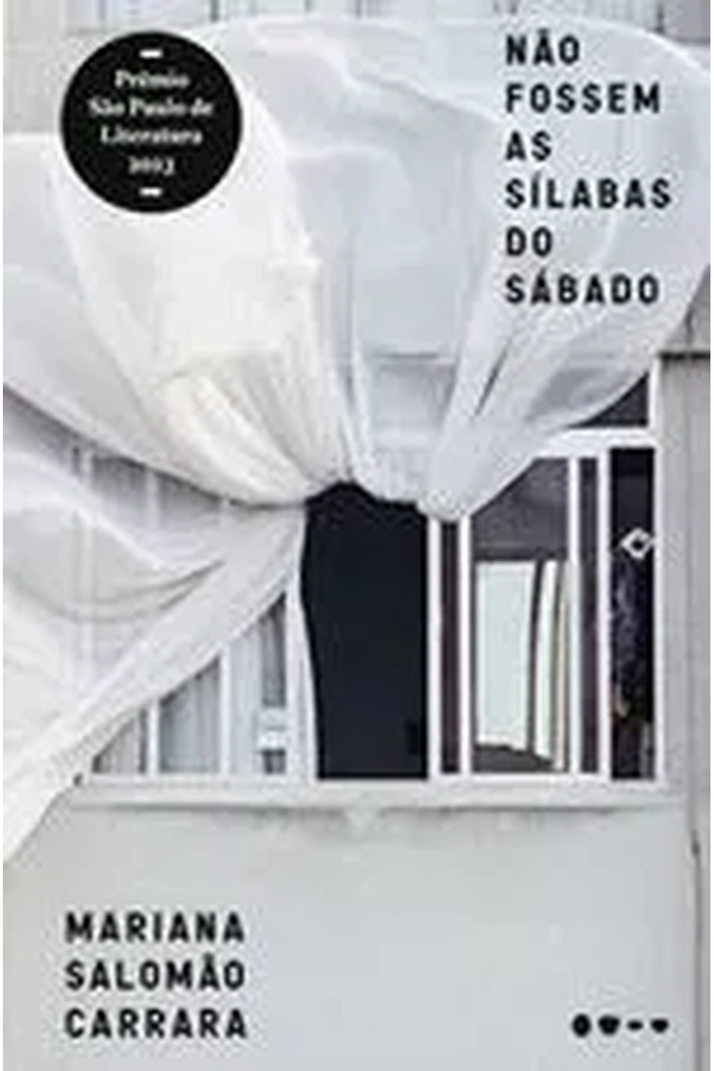 Capa de Não Fossem as Sílabas do Sábado, de Mariana Salomão Carrara