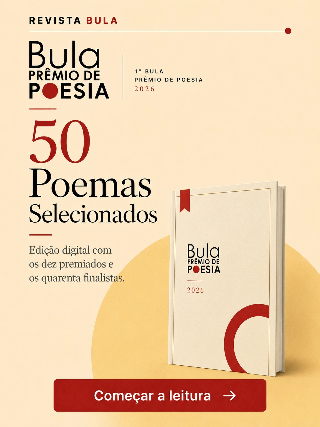 1º Bula Prêmio de Poesia 2026