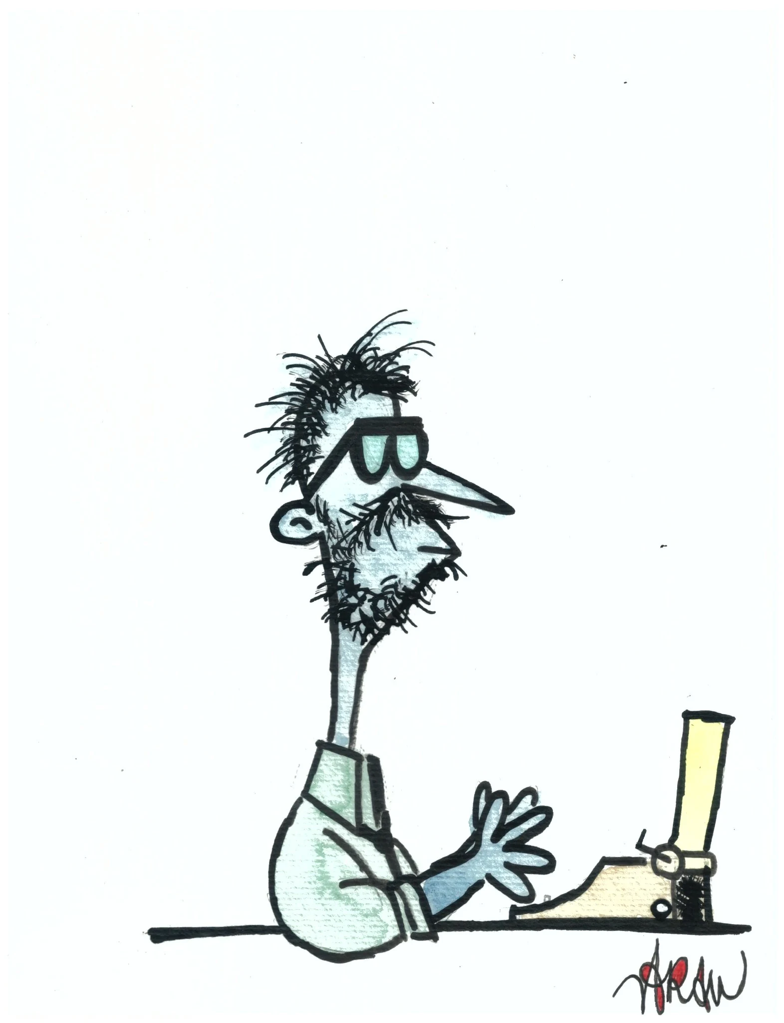 Caricatura de Edson Aran