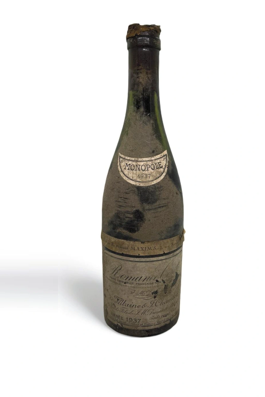 Garrafa do vinho Romanée-Conti 1937, Magnum