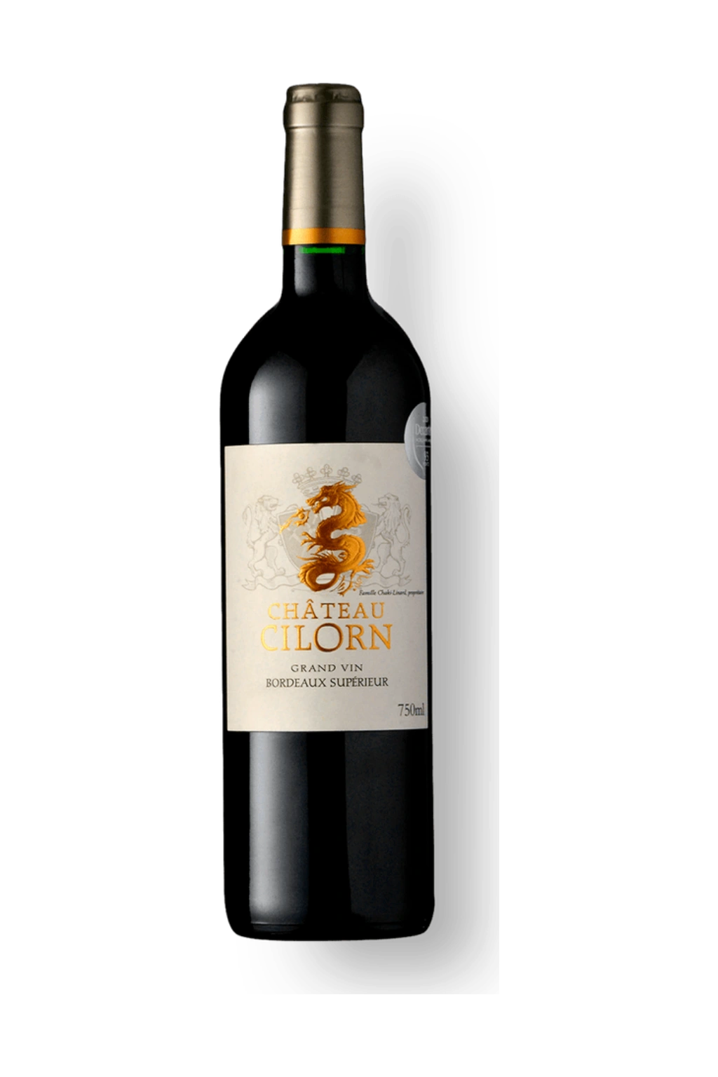 Garrafa do vinho Château Cilorn