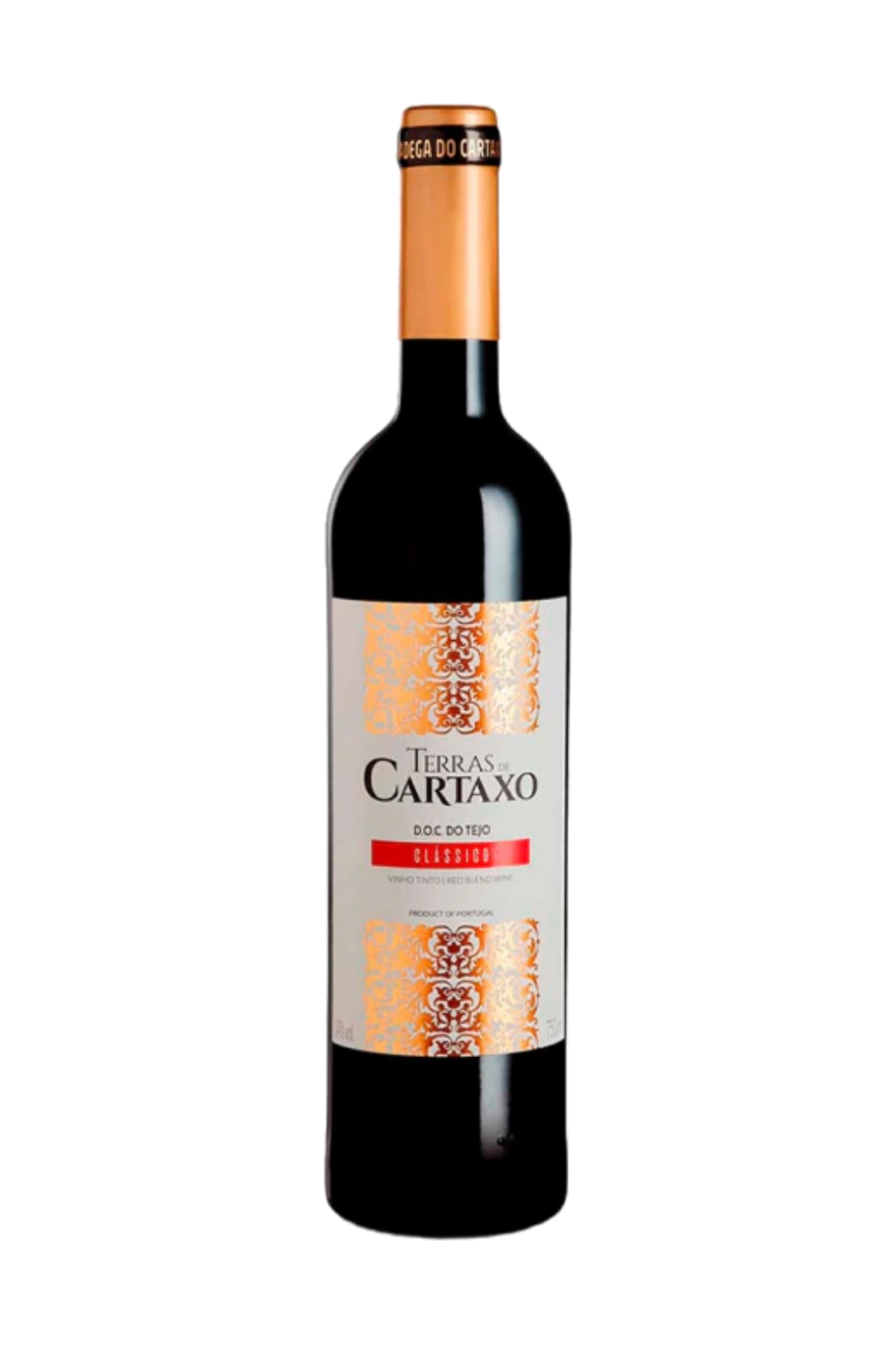 Garrafa do vinho Terras de Cartaxo Clássico DOC do Tejo