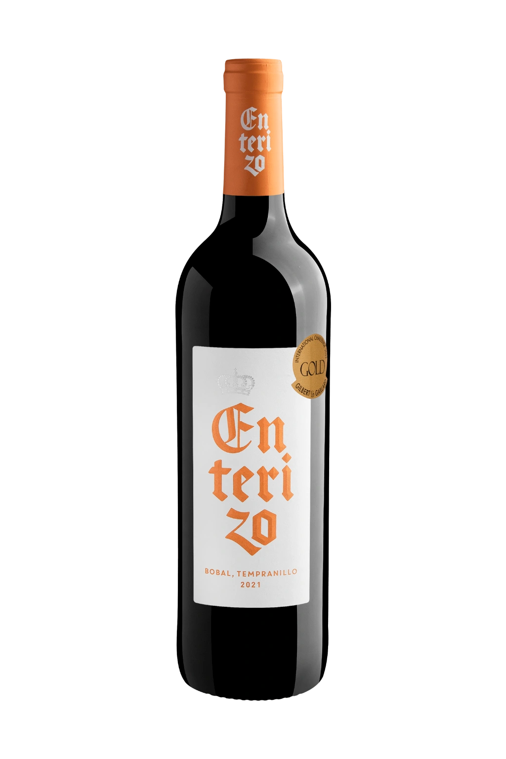 Garrafa do vinho Enterizo Bobal-Tempranillo
