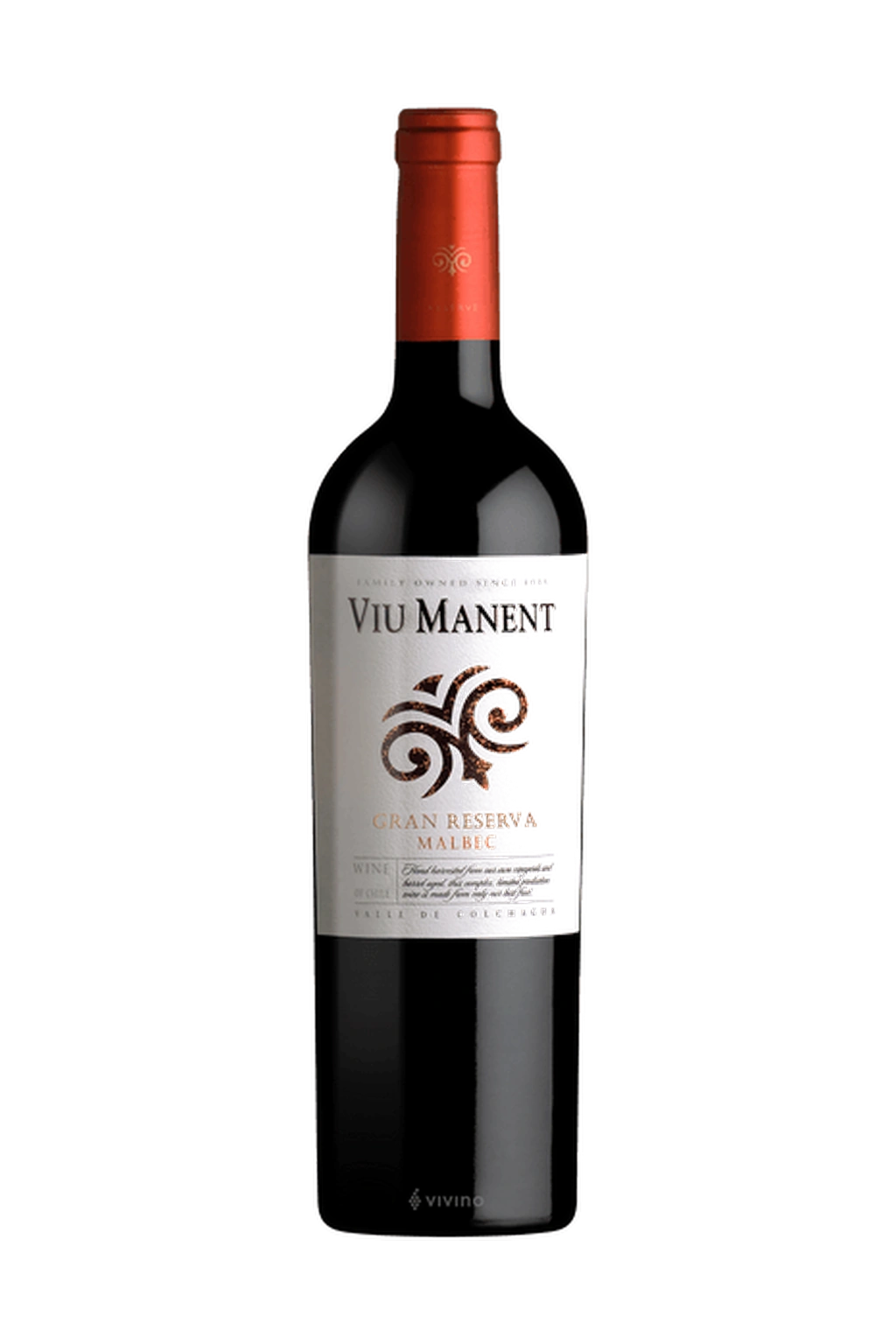 Garrafa do vinho Viu Manent Gran Reserva Malbec