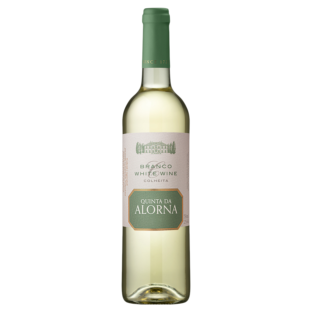 Garrafa de Quinta da Alorna Branco.