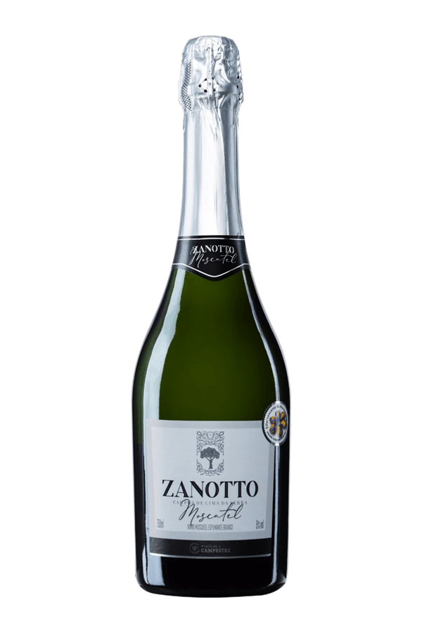 Garrafa do espumante Zanotto Moscatel, 750 ml.